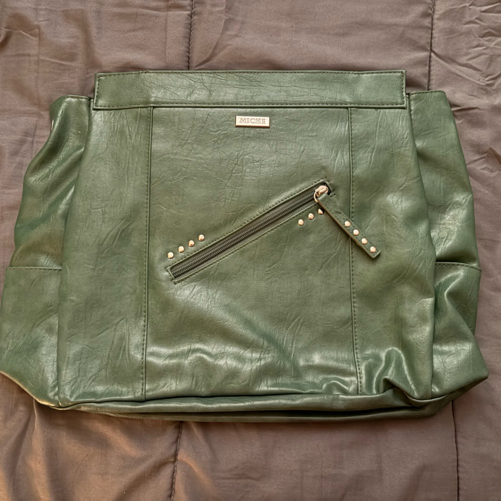 Sage green Miche prima shell.